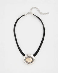 Chico's | Mixed Metal Pendant Necklace/ Mixed Metals