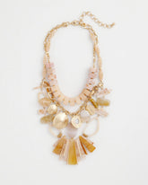 Chico's | Chico's Originals Neutral Stone Bib Necklace/ Neutral