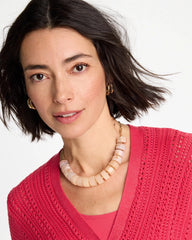 Chico's | Chico's Originals Neutral Stone Bib Necklace/ Neutral
