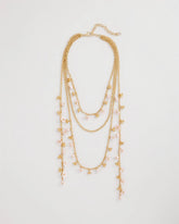 Chico's | Pink Multi-Layer Necklace/ Pink