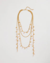 Chico's | Pink Multi-Layer Necklace/ Pink