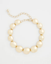 Chico's | Gold Pebble Collar Necklace/ Gold