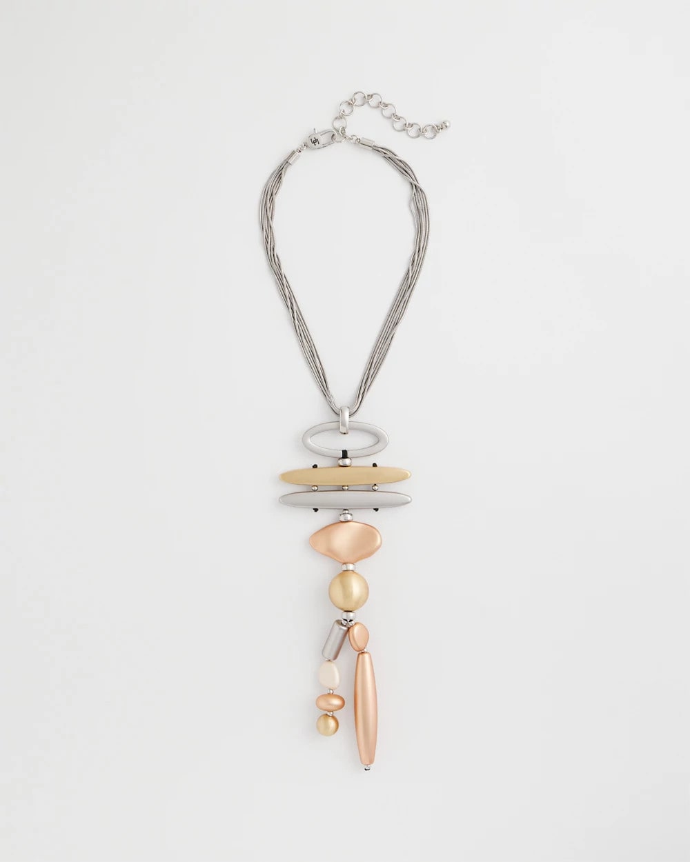 Chico's | Mixed Metal Linear Necklace/ Mixed Metals
