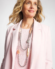 Chico's | Copper and Silver Double Strand Necklace/ Mixed Metals