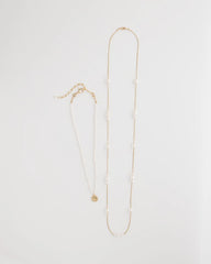 Chico's | Convertible Faux Pearl Necklace/ Pearl