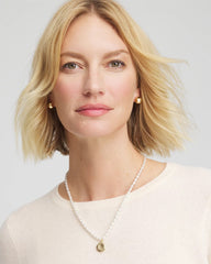 Chico's | Convertible Faux Pearl Necklace/ Pearl