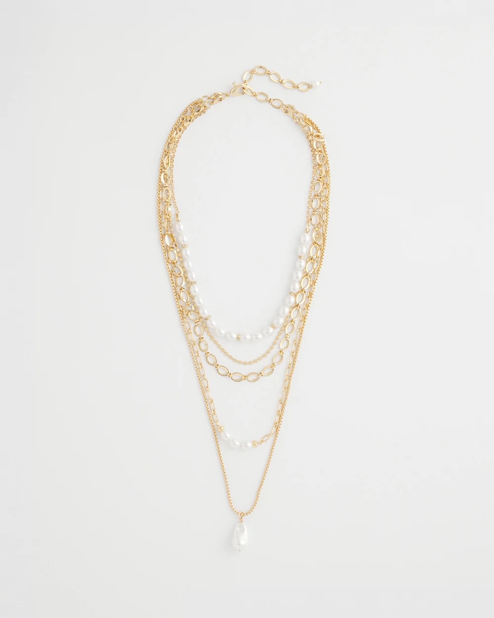Chico's | Convertible Pearl Multistrand Necklace/ Pearl