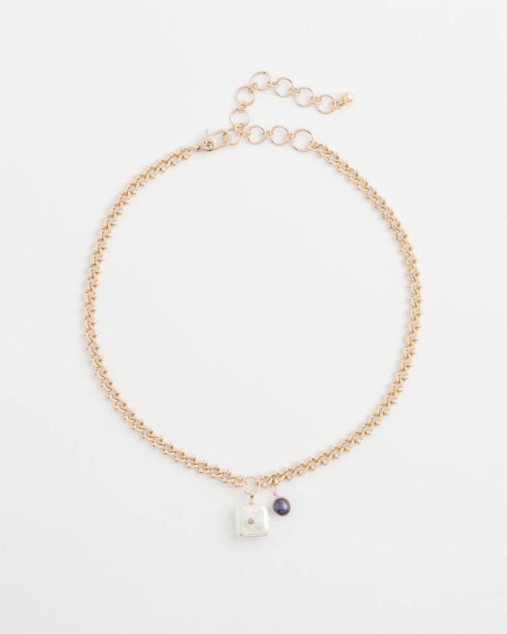 Chico's | Freshwater Pearl Pendant Necklace/ Gold