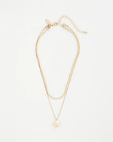 Chico's | Goldtone Convertible Pendant Necklace/ Gold