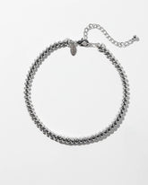 Chico's | Silver Tone Twist Collar Necklace/ Silver