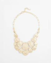 Chico's | Molten Goldtone Bib Necklace/ Gold