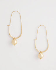 Chico's | Gold Bead Threader Earrings/ Gold