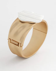 Chico's | Mixed Metal Crinkle Cuff/ Mixed Metals
