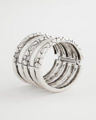 Chico's | Silver Island Metals Cuff Bracelet/ Silver