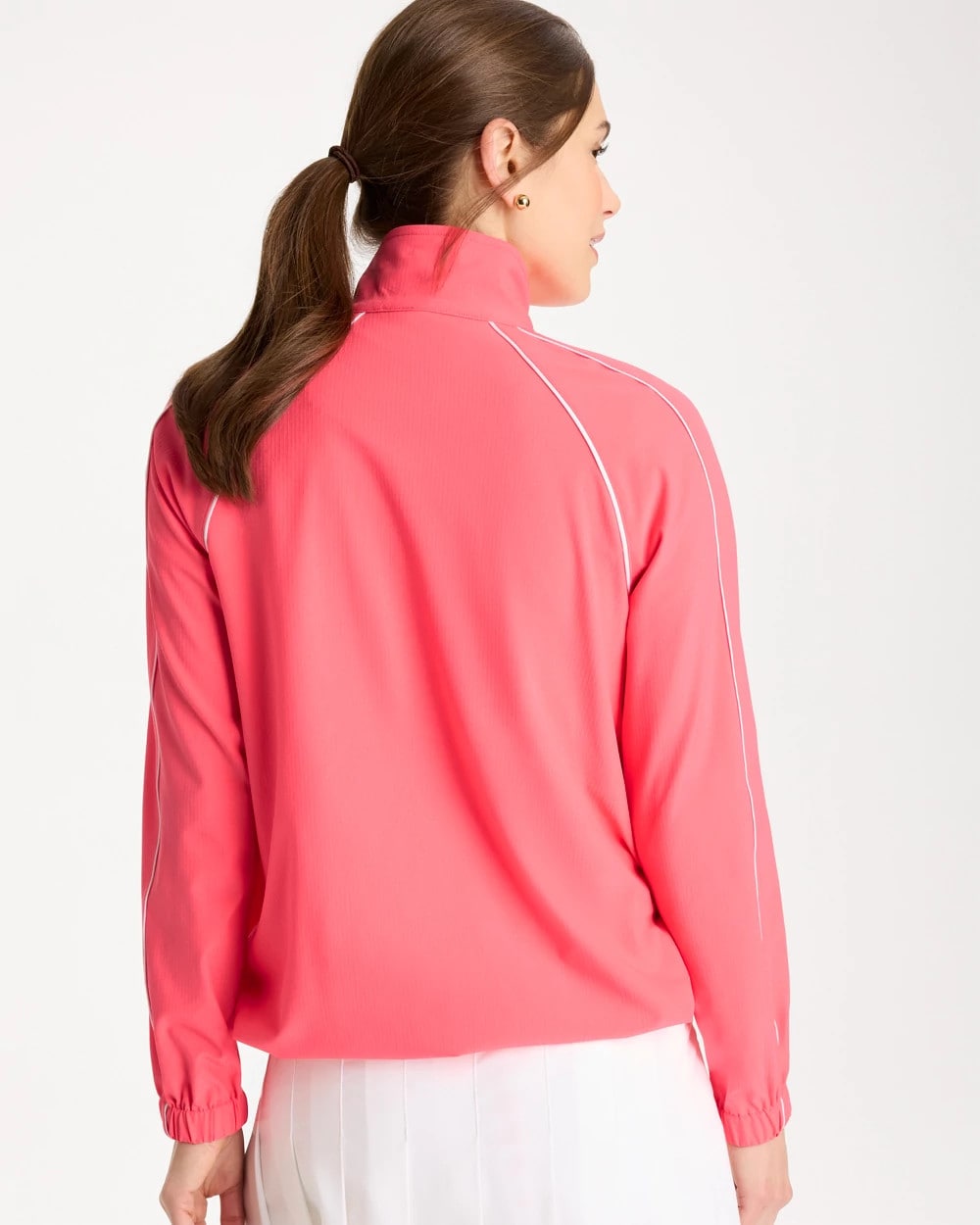 Chico's | Zenergy® Ripstop Piping Jacket/ Calypso Coral