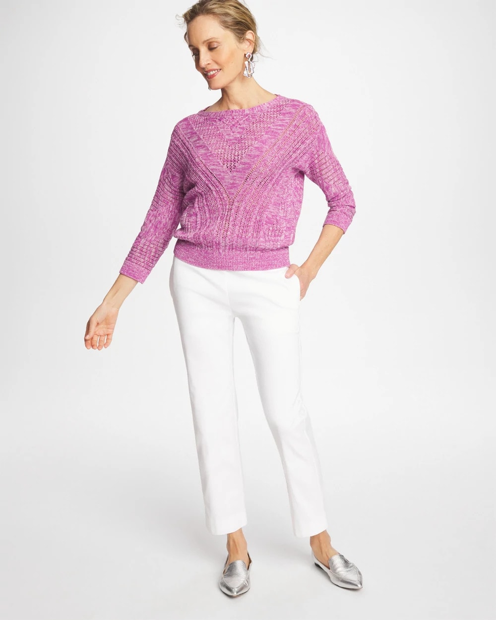 Chico's | Brigitte™ Straight Crop/ Alabaster