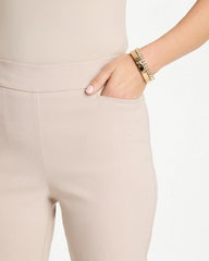 Chico's | Brigitte™ Slim Rivet Pull-On Capri Pant/ Smokey Taupe