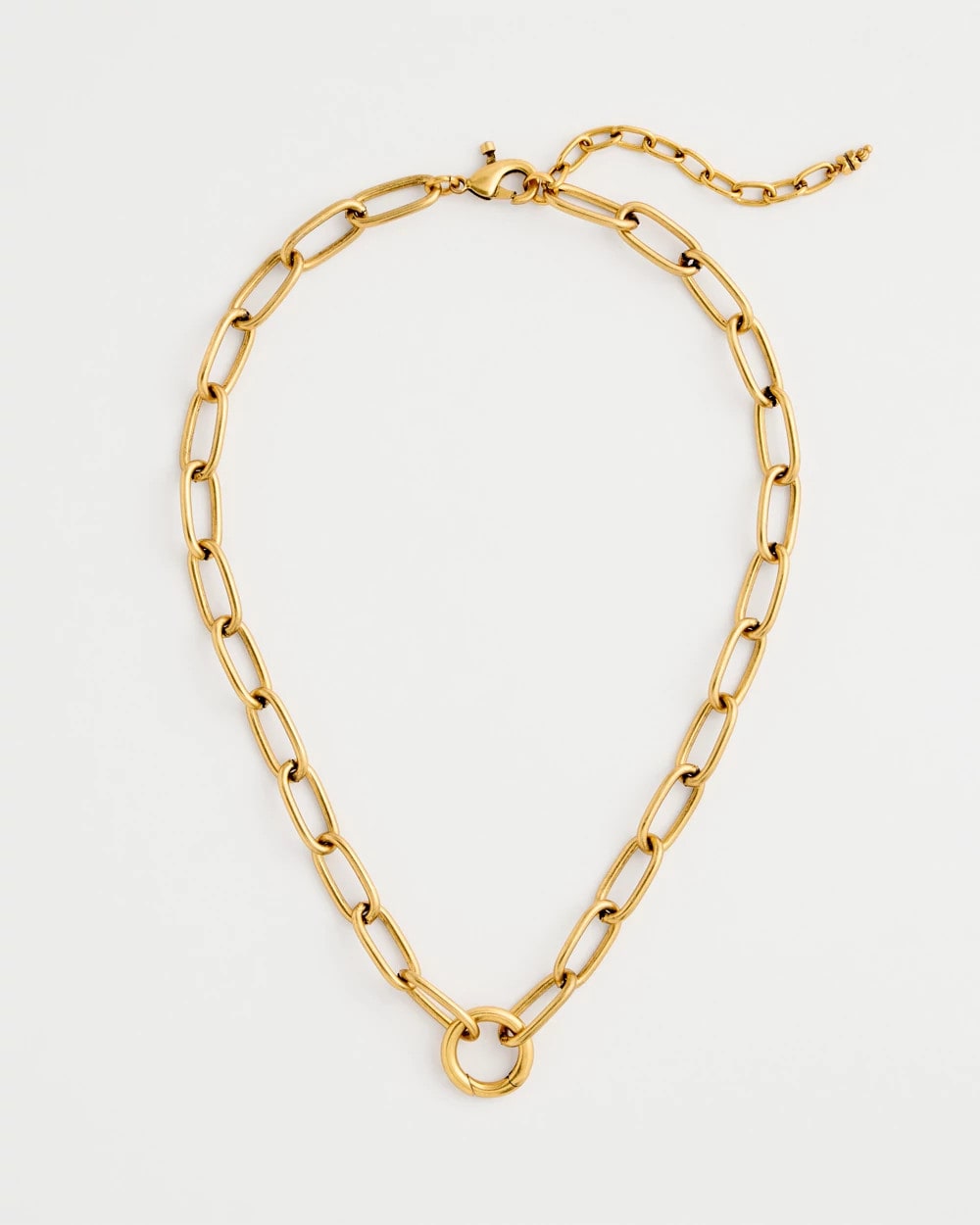 Chico's | Golden Charm Link Necklace/ Gold