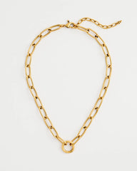 Chico's | Golden Charm Link Necklace/ Gold