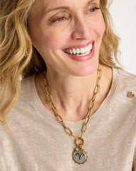 Chico's | Golden Charm Link Necklace/ Gold