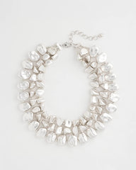 Chico's | Chunky Silver Multi-Strand Necklace/ Silver