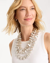 Chico's | Chunky Silver Multi-Strand Necklace/ Silver