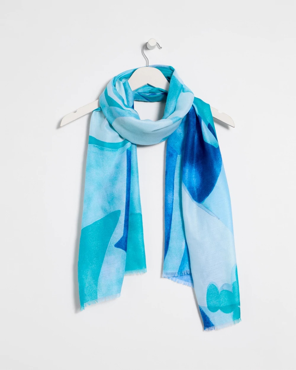 Chico's | Sea Spray Oblong Scarf/ Blue