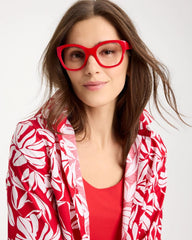 Chico's | Large Red Cateye Readers/ Red