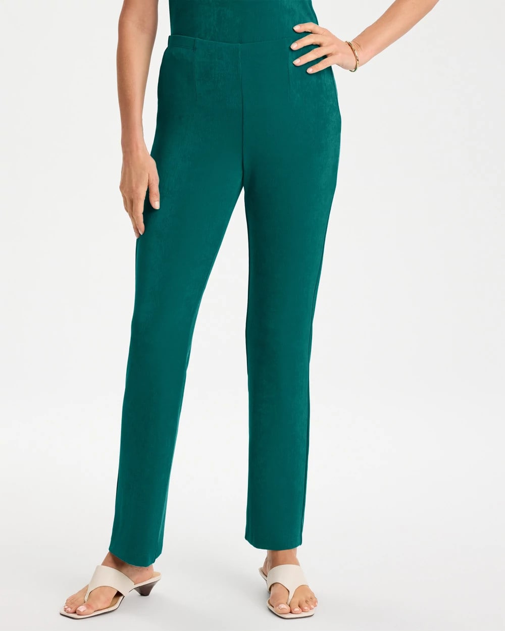 Chico's | Travelers™ No Tummy Pants/ Jade Glow