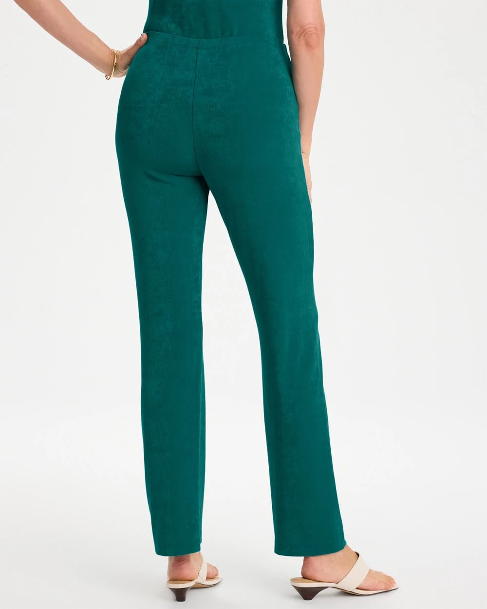 Chico's | Travelers™ No Tummy Pants/ Jade Glow