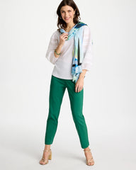 Chico's | Brigitte™ Slim Pull-On Ankle Pants/ Hunter Green