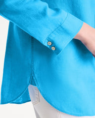 Chico's | No Iron™ Linen Shirt/ Blue Tide