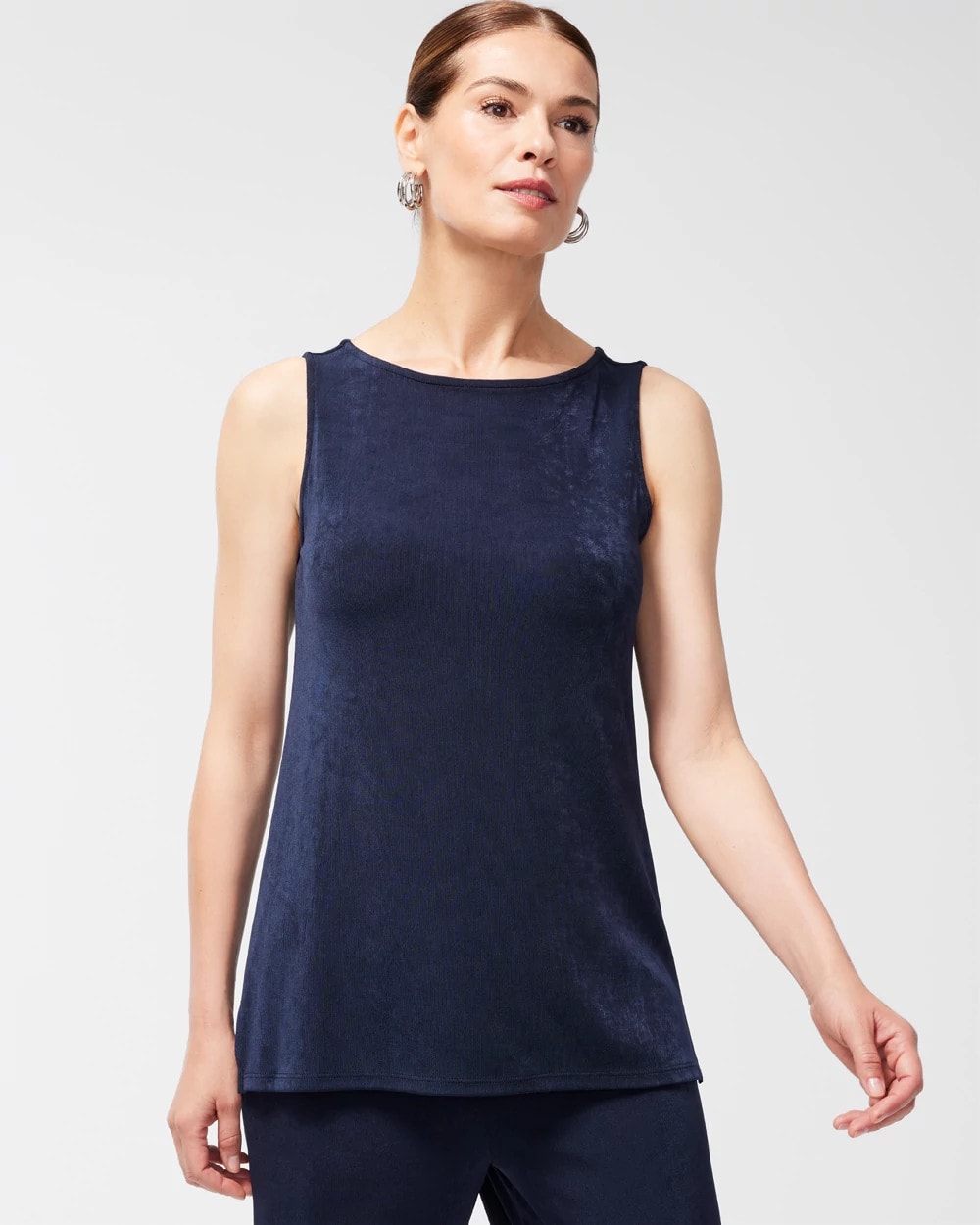 Chico's | Travelers™ Classic Side-Slit Tank/ Travelers India Ink