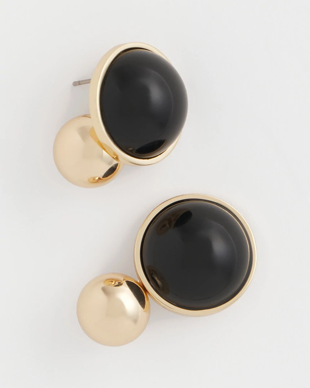 Chico's | Black Sphere Drop Earrings/ Black