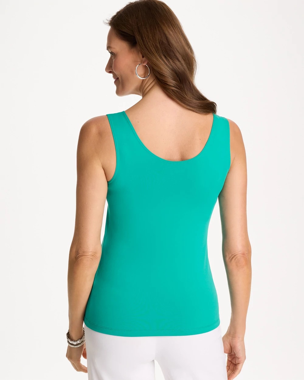 Chico's | Microfiber Tank/ Topanga Green