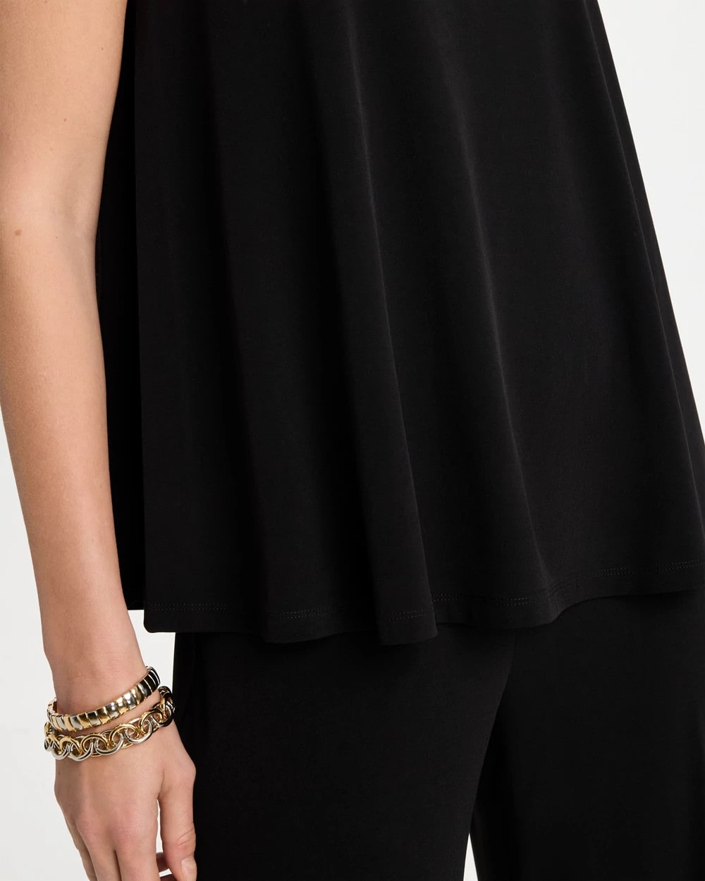 Chico's | Travelers™ Knit Swing Tank/ Black