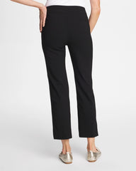 Chico's | Brigitte™ Piped Straight Cropped Pants/ Black