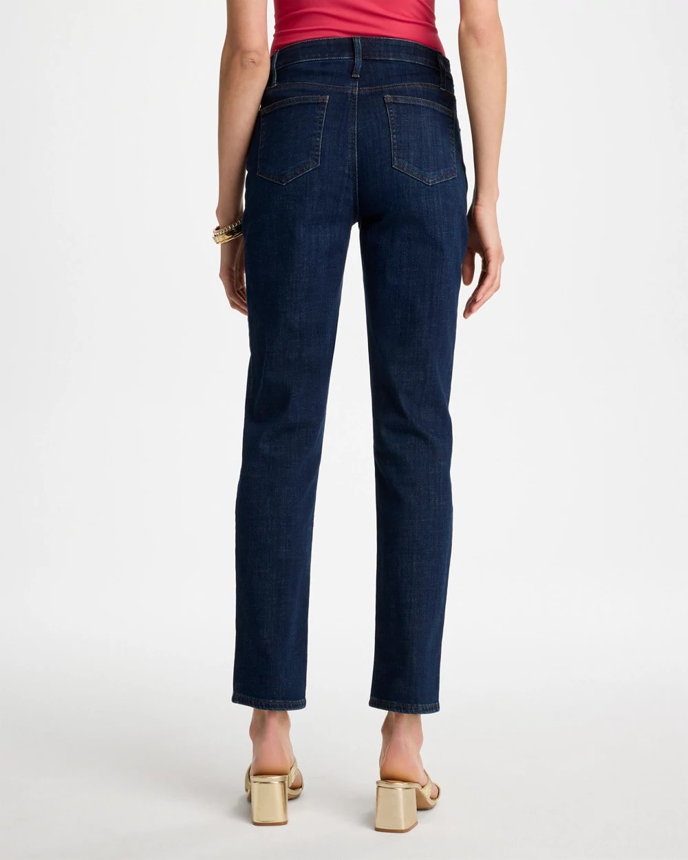 Chico's | Girlfriend Slim Ankle Jeans/ Dark Sapphire Indigo