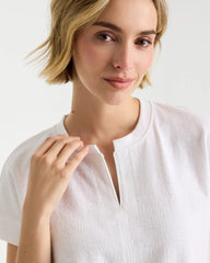 Chico's | Zenergy® Crosshatch Knit Top/ Alabaster