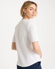 Chico's | Americana Tee/ Alabaster