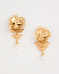 Chico's | Filigree Flower Earrings/ Gold
