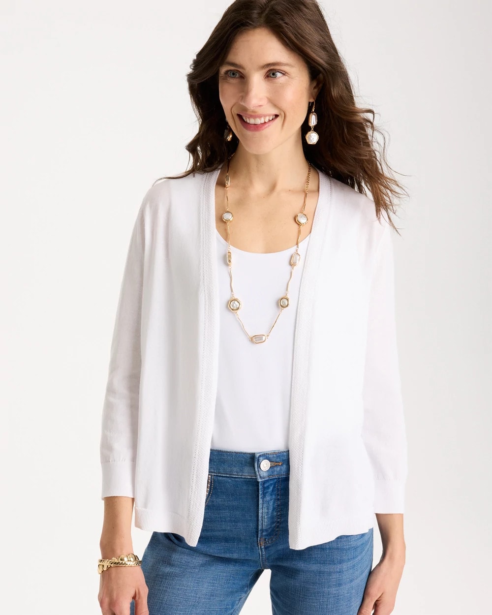 Chico's | Summer Romance Cardigan/ Alabaster