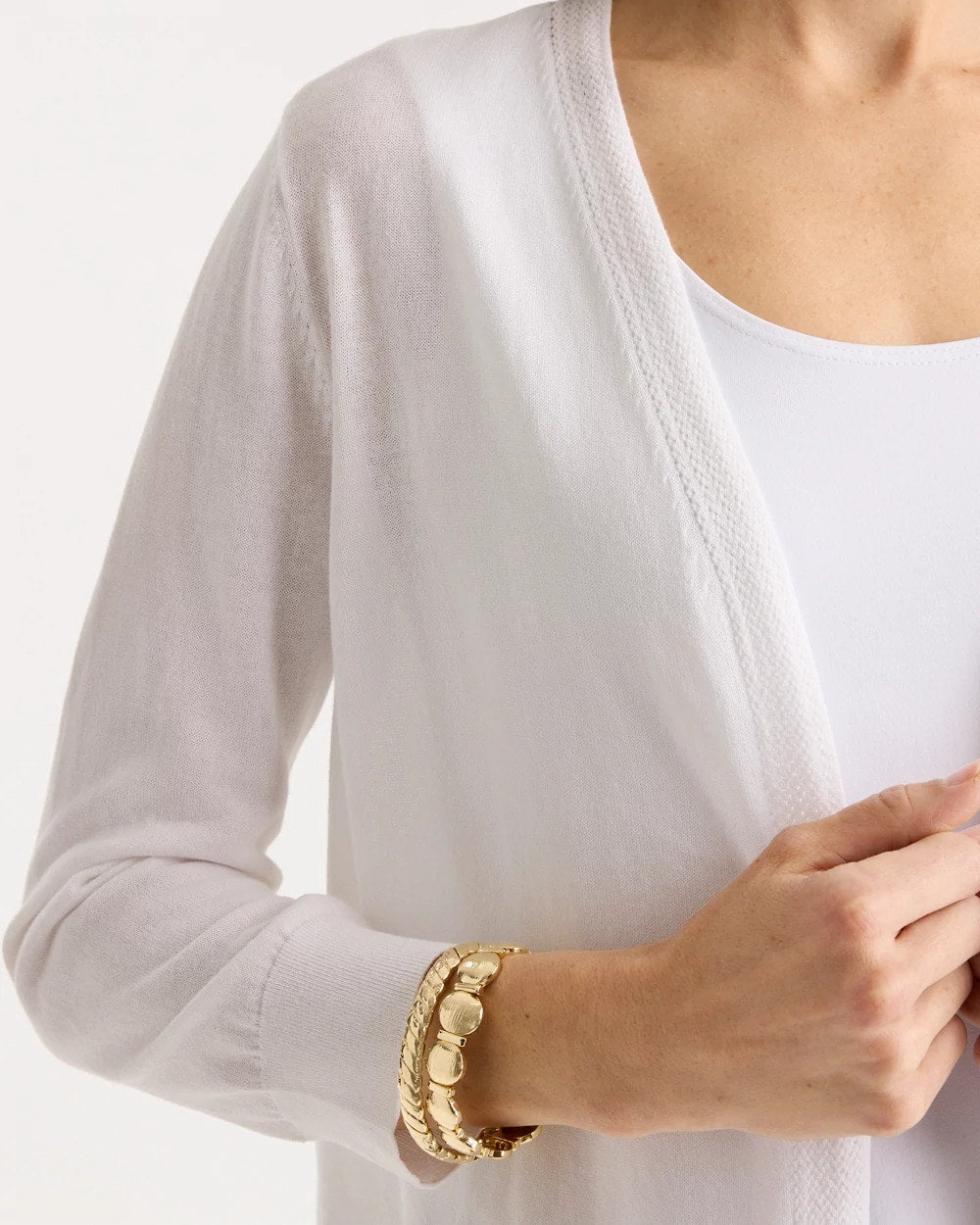 Chico's | Summer Romance Cardigan/ Alabaster