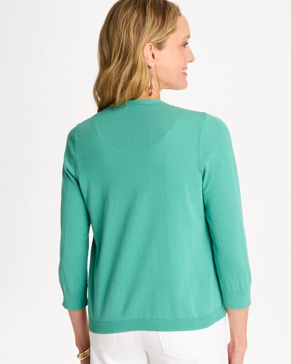 Chico's | Summer Romance Cardigan/ Green Clover