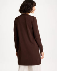 Chico's | Summer Romance Cardigan/ Deep Brown