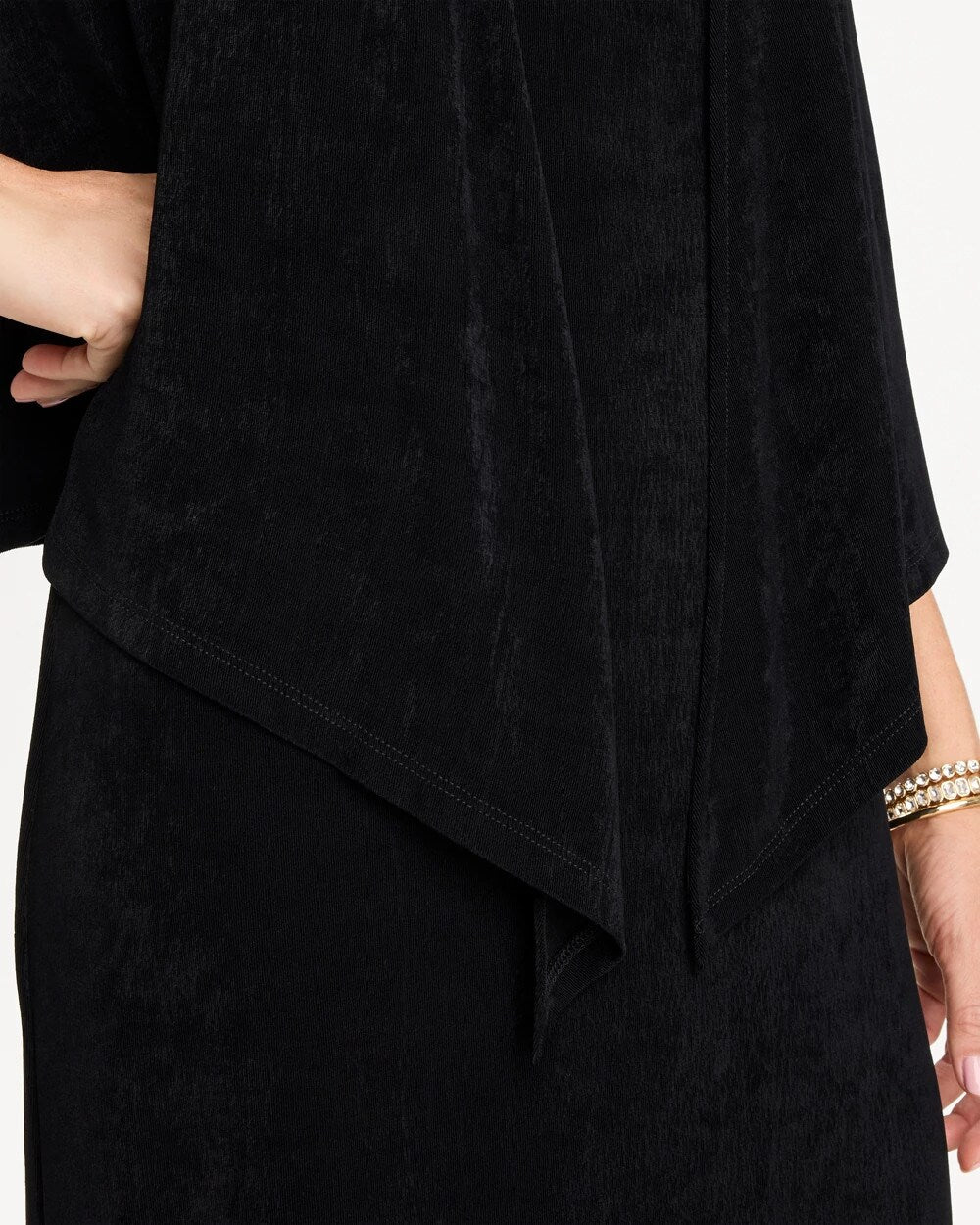 Chico's | Travelers™ Drape Tie-Front Cardigan/ Travelers Black