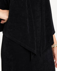 Chico's | Travelers™ Drape Tie-Front Cardigan/ Travelers Black