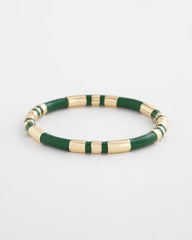 Chico's | Green Enamel Hinge Bangle/ Green