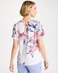 Chico's | Zenergy® Lily Drop Shoulder Tee/ Calypso Coral