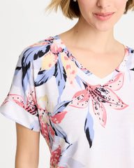 Chico's | Zenergy® Lily Drop Shoulder Tee/ Calypso Coral